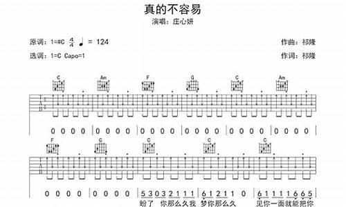 真的不容易_真的不容易歌词